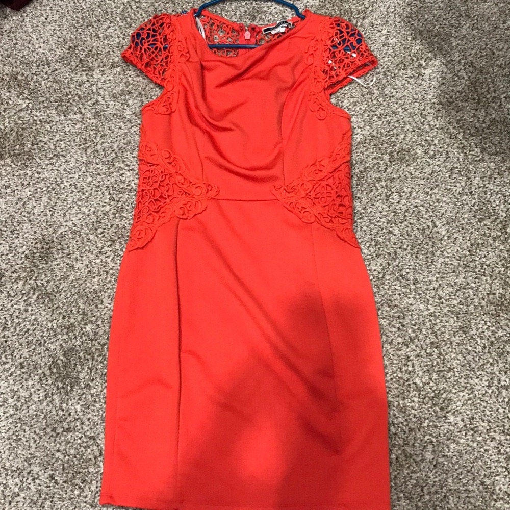 Orange dress